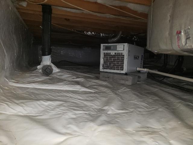 Encapsulated crawlspace in Richmond, VA