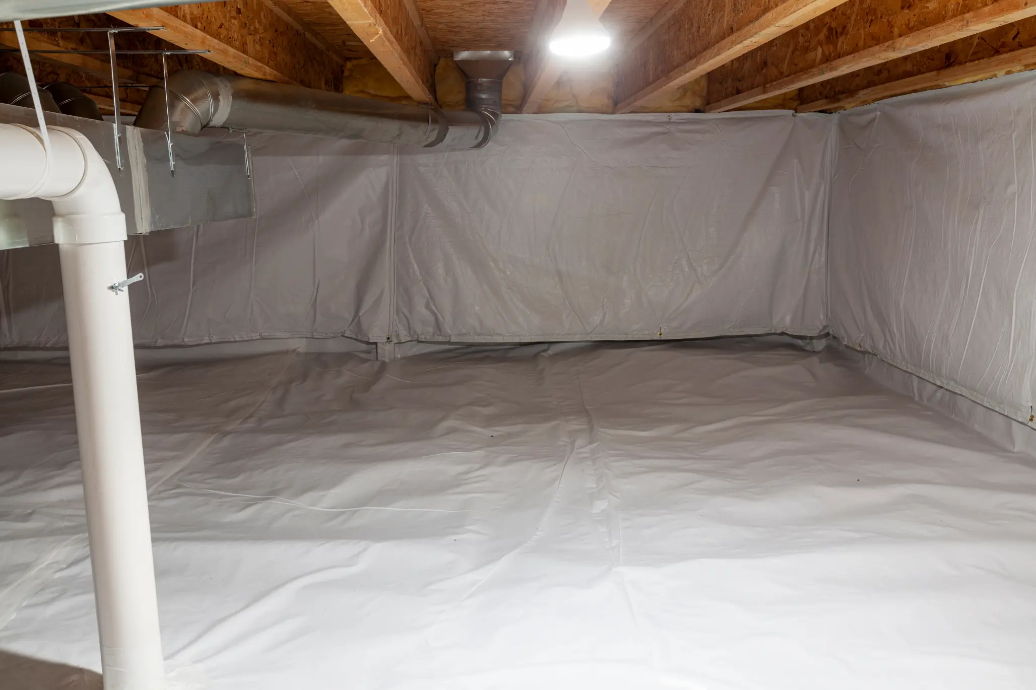 Encapsulated crawl space in Charlottesville, VA