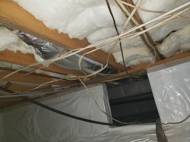 Crawlspace insulation in Central Virginia