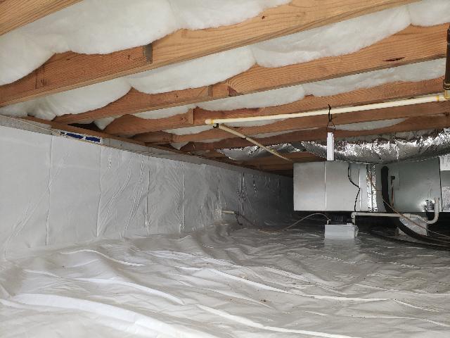 Crawl space encapsulation in Central Virginia
